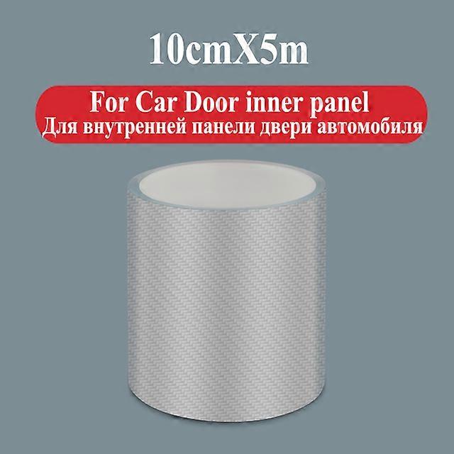 Carbon Fiber Patterned Clear Transparent Car Door Sill Rearview Mirror Sticker and Decals Car Decor Car Threshold Bumper Strip