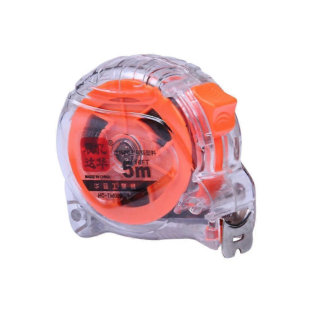 12 Pack 5m Tape Measure Hard Metric Measuring Tape Retractable Impact Resistant PC Case