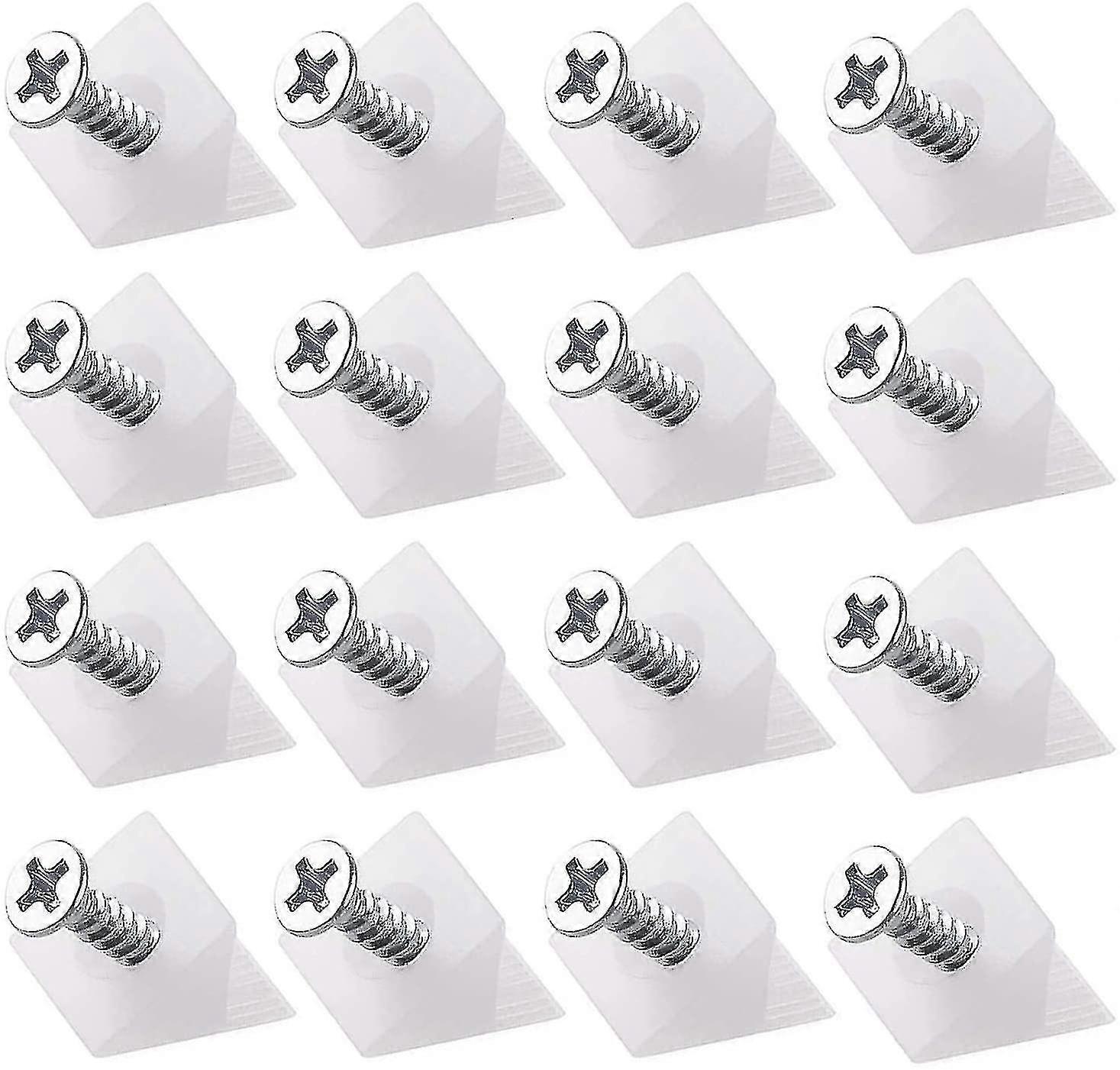 100pcs Tiroir Supports Tiroir Fond Affaissage Réparation Kit Réparer Meubles Poitrine Raccommoder Coins Plastique A