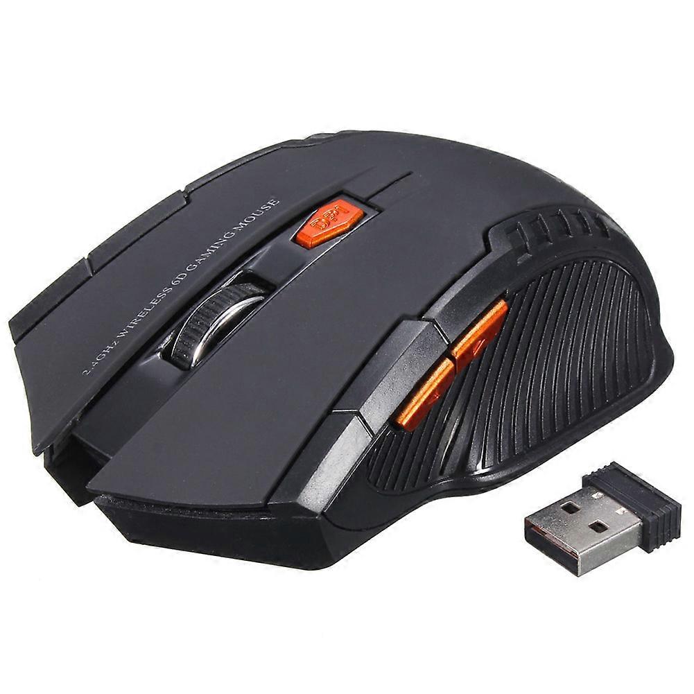 Wireless 2.4G Slim Computer Mouse, Ergonomic, Less Noise, USB Receiver