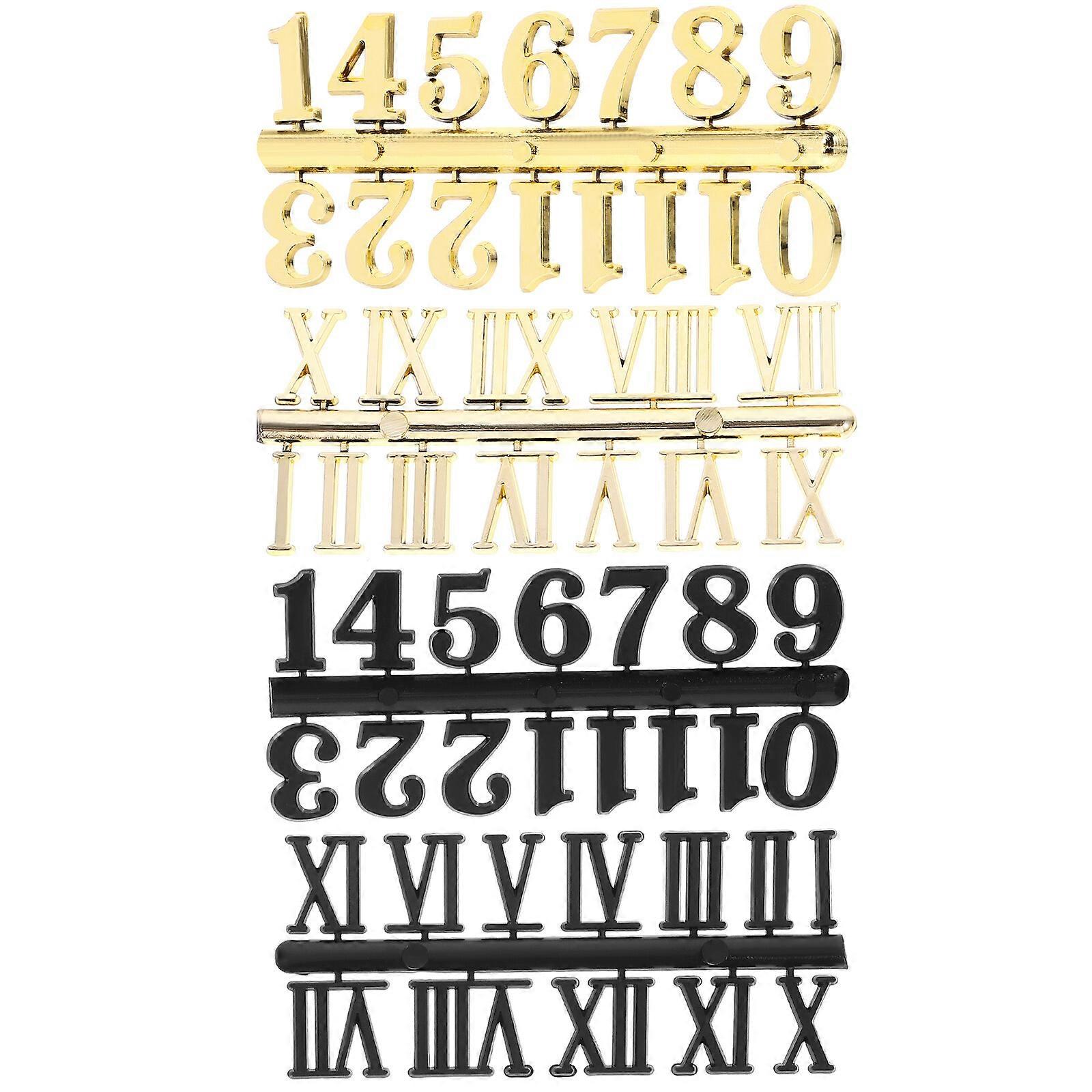 4 Sets Clock Number DIY Clock Number Decorative Clock Number Wall Clock Accessory