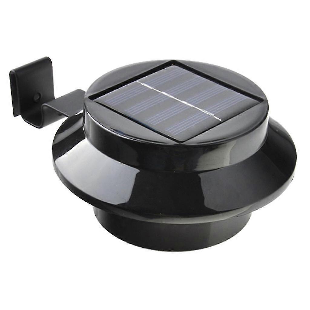 Solar Powered LED Fence Wall Light, White Light, for Yard Garden