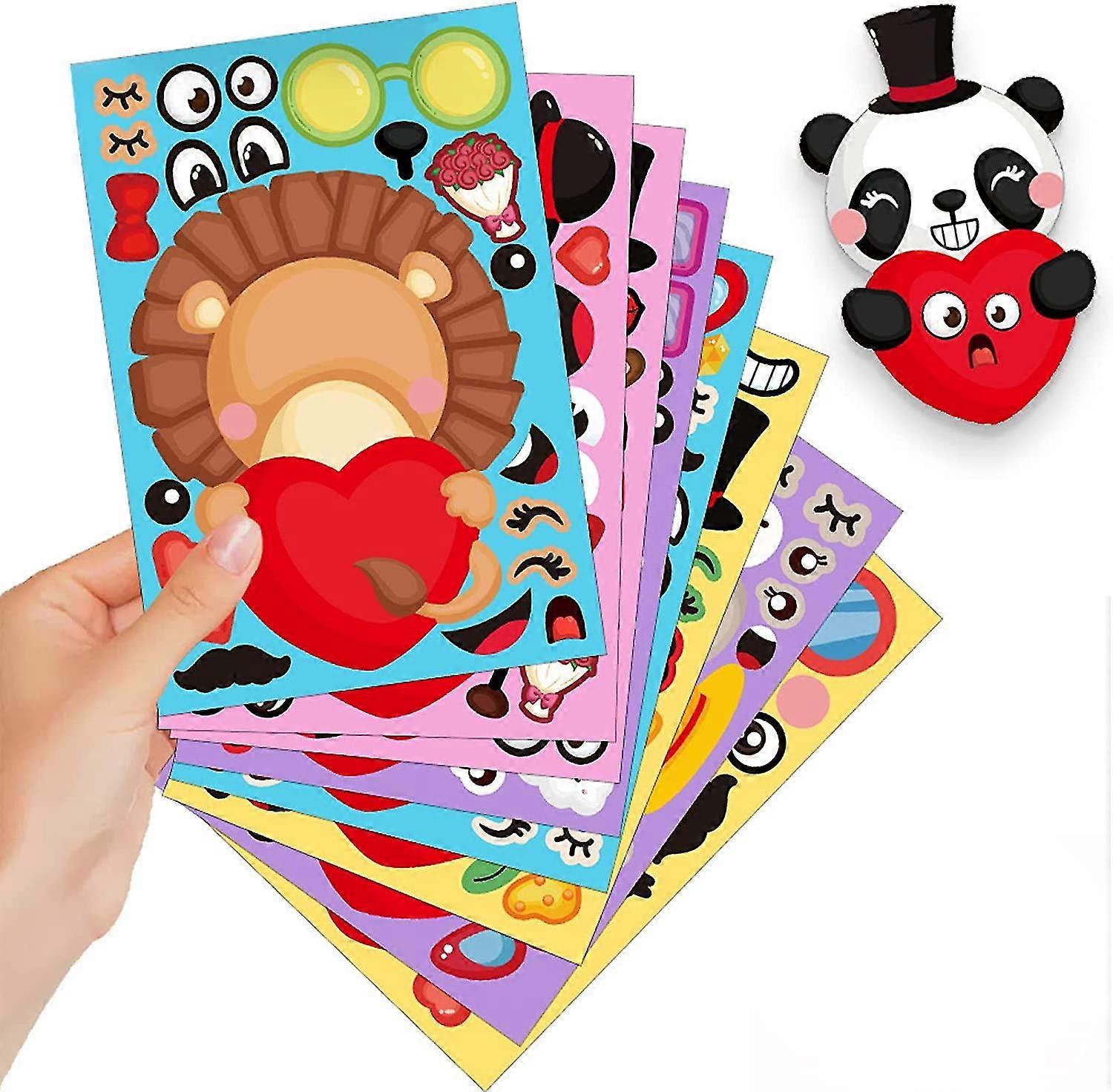 Stickers Different Sticker Patterns for Kids - Mix and match animal ...