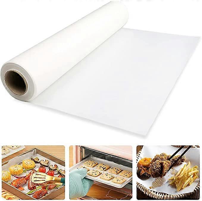 Parchment Paper Roll for Baking ,13.7 in x 98 ft Non-Stick Parchment Paper Roll,Suitable for Baking Grilling Air Fryer Steaming Bread Cup Cake Cookie 