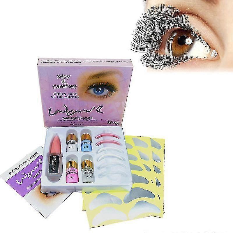 رموش رفع كيت رموش بيرم كيت المهنية شبه الدائمة رموش ملحقات لصالون المنزل