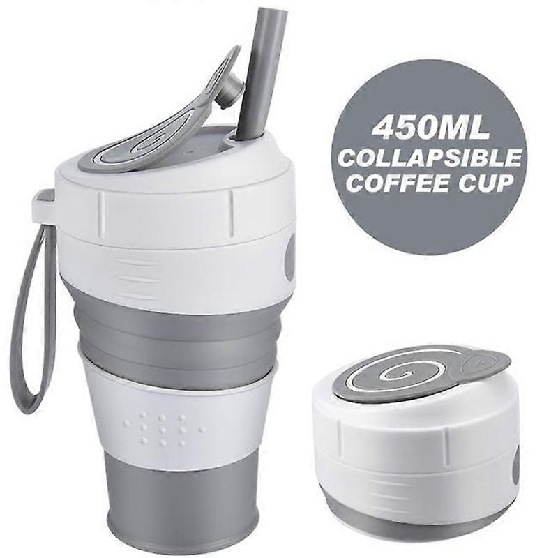 Folding Silicone Cup Portable Silicone Telescopic Drinking Collapsible Coffee Cup Multi-function Foldable Silica Mug Travel
