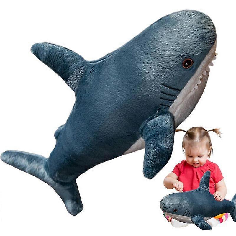 Shark Plush Fluffy Shark Pillow Shark Pillow Shark Dolls Plush Toy Shark Shaped Lumbar Back Support Pillow For Girlfriend