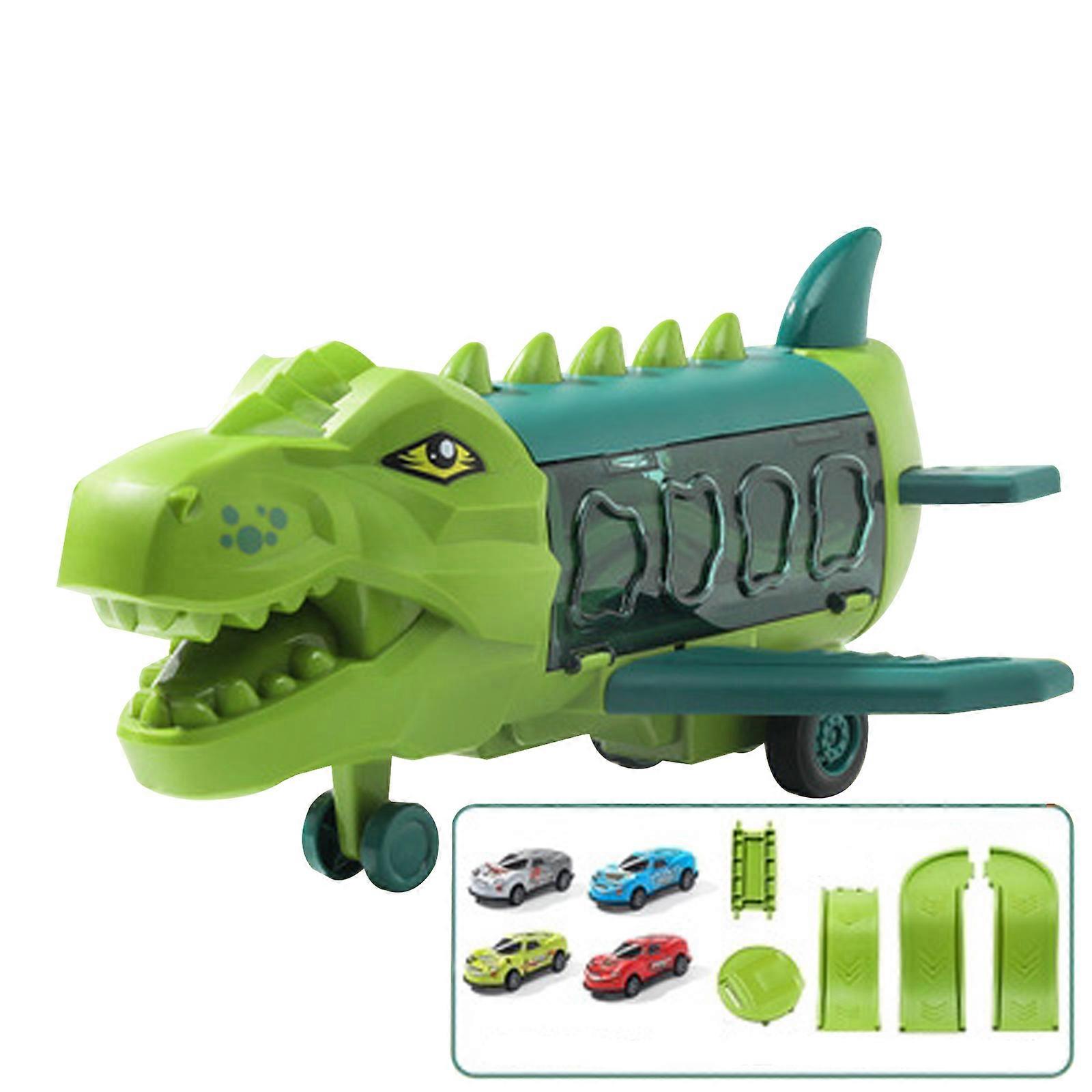 Nya dinosaurieleksaker 3 4 5 6 7+ år gamla pojkar flickor flexibla dinosauriebanor lopp gåva snabbt