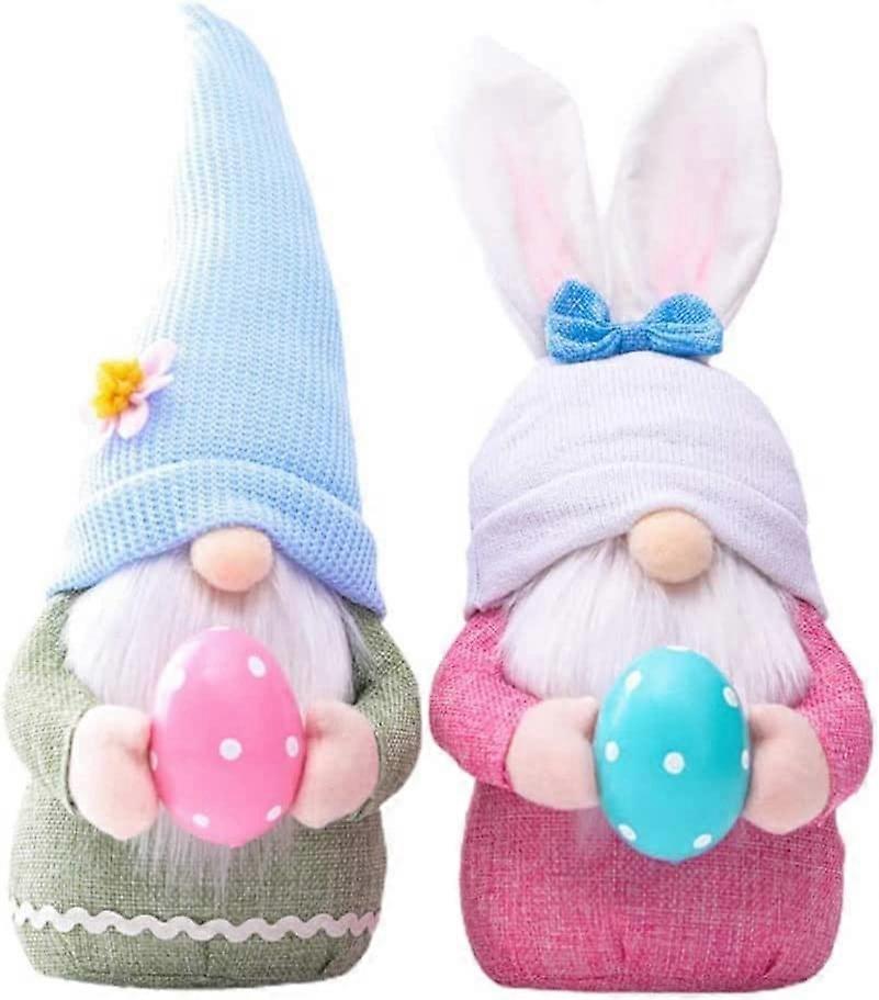 Promotional sales 2pcs Easter Bunny Gnome Ornament, Easter Doll