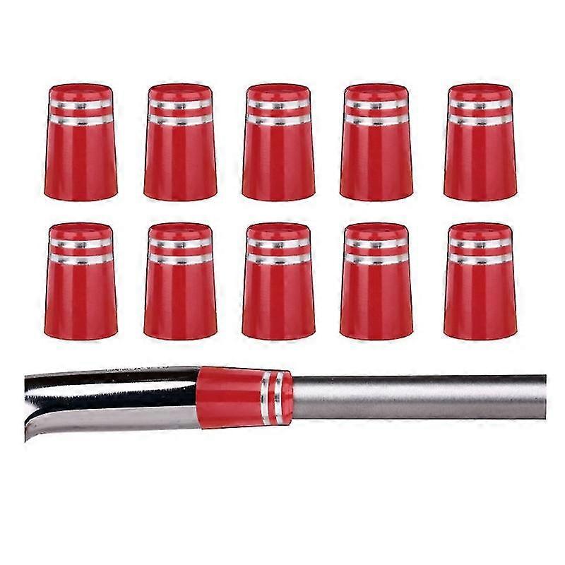 10 Pieces 0.355 Ferrules Golf Ferrules Tapered Ferrule With Double Silver Ring
