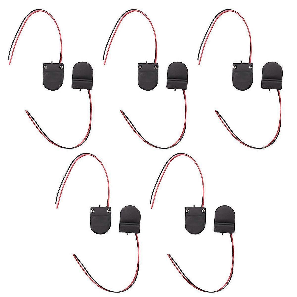 10/pcs Cr2032 Button Coin Cell Battery Socket Holder With On-off Switch 3v Battery Box