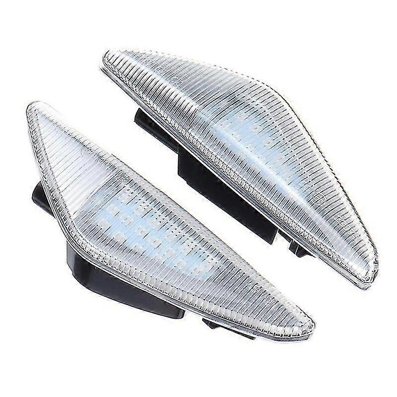Car Clear LED Side Marker Lights Turn Signal Light Blinker For- E70 X5 F25 X3 E71 X6 2007-2013