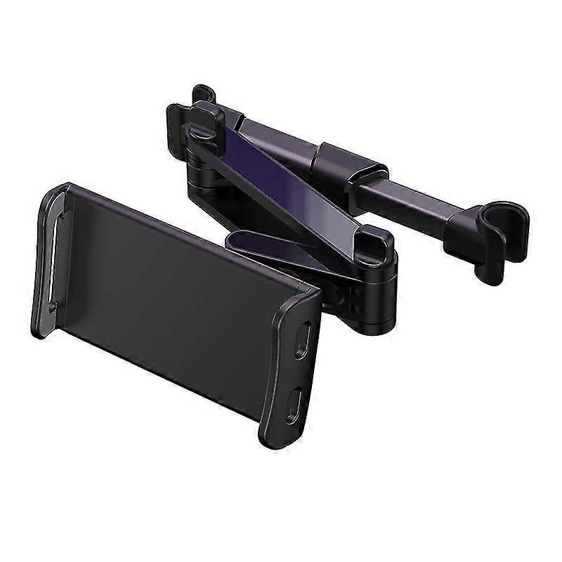 Classic Telescopic (back Pillow Bracket) Black Car Headrest Mount, Angle Adjustable Headrest Tablet Mount