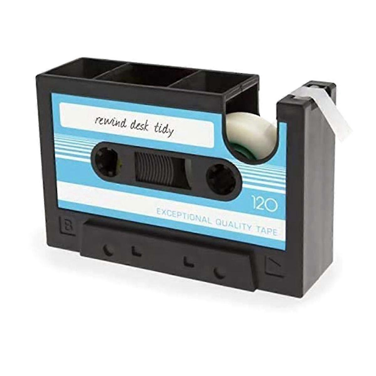 Tape Dispenser Pen Holder, Retro Cassette Tape Dispenser,retro Office Supplies, Funny Cute Tape Dis