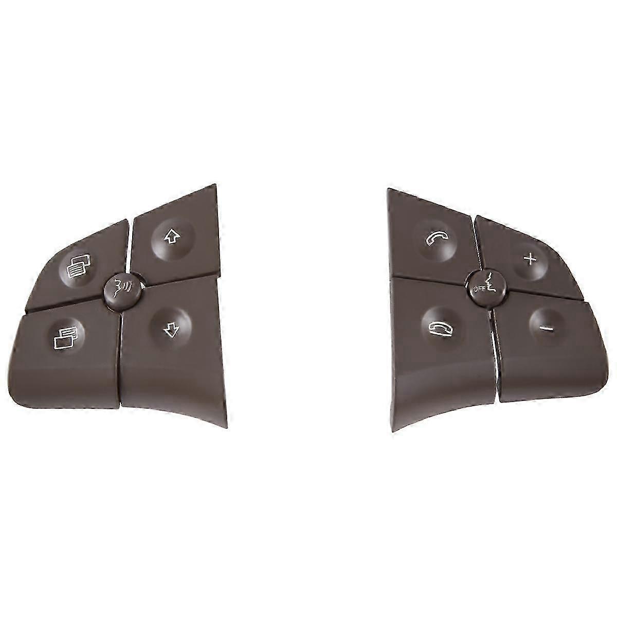 Dark Yellow 5 Keys Steering Wheel Button Multi-Function Switch Button Switch Button compatible - ML 