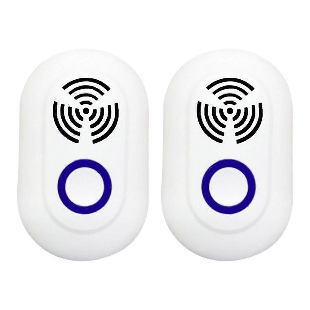 2pcs ultrasonic electronic mouse repeller
