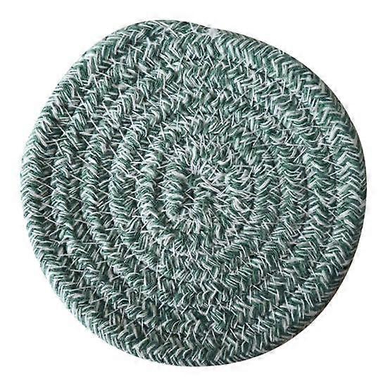 Anti-deformed Woven Tea Coaster Non-slip Cotton Line Table Coffee Woven Cup Pad Kitchen