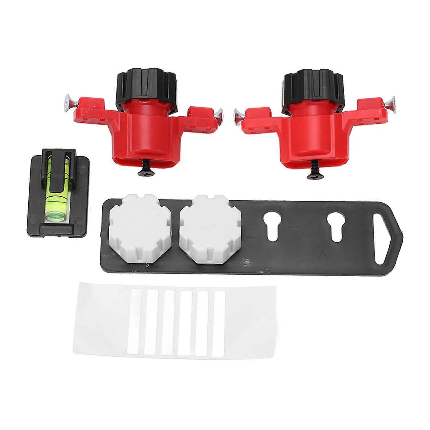 2Pcs Keyhole Marking Tool Measuring Free Key Hole Slot Locator with Bubble Level
