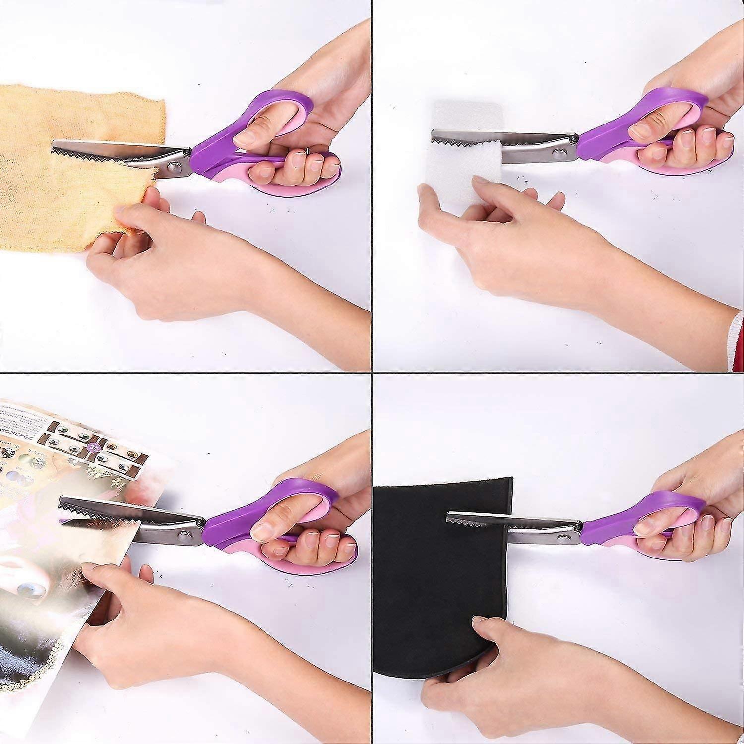 Pinking Scissors Sewing Scissors Zig Sawtooth Blade Stainless Steel ...