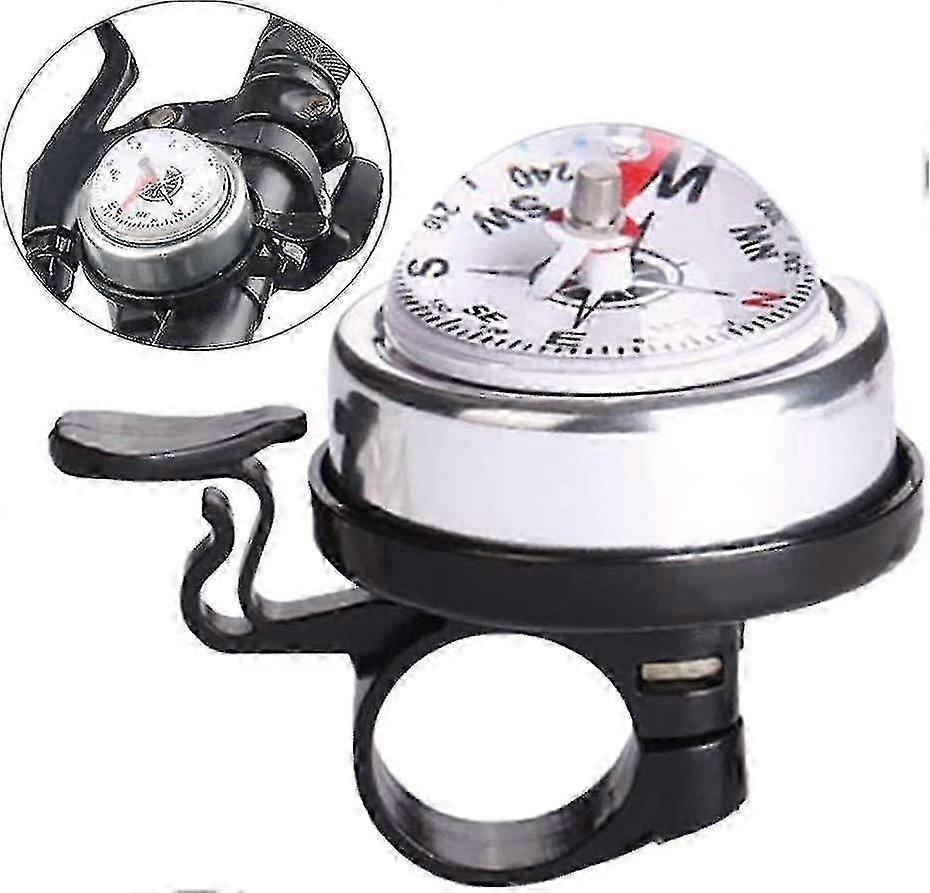 Bicycle Bell, Compass For Mountain Bike Handlebars
