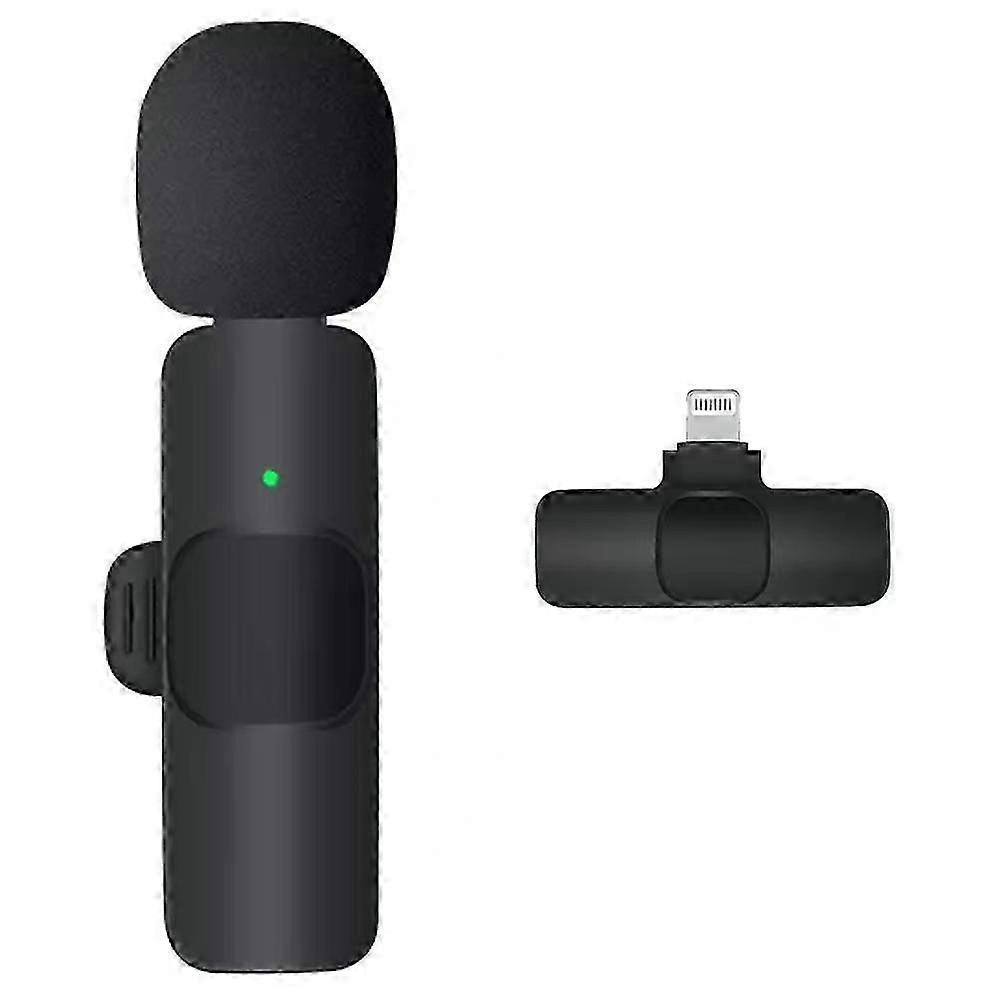 Professional Wireless Lavalier Microphone With Noise Reduction For Smart Phone PC