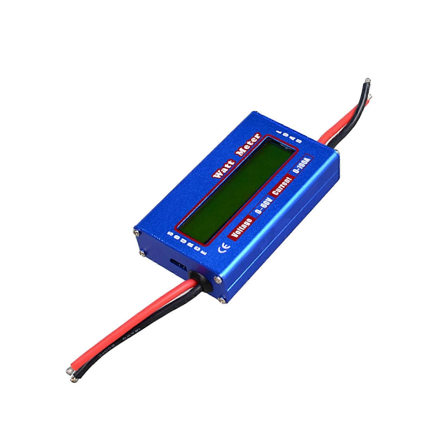 RC Watt Meter 100A Power Analyzer Digital LCD Balance Battery Voltage Checker