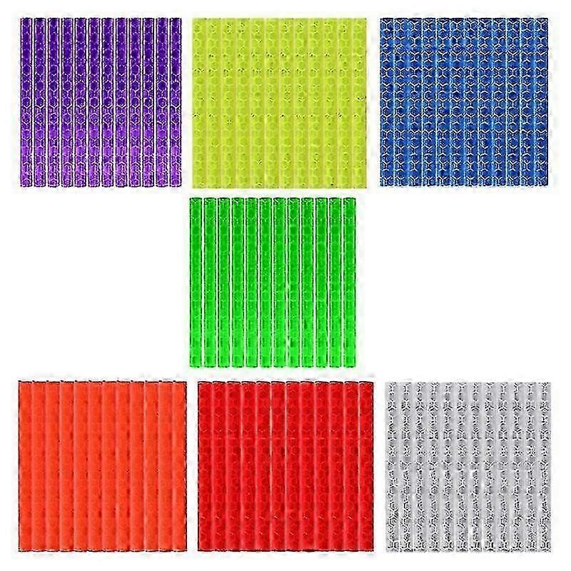 84 Pieces Spoke Reflectors Bicycle Spokes Reflector Warning Strips