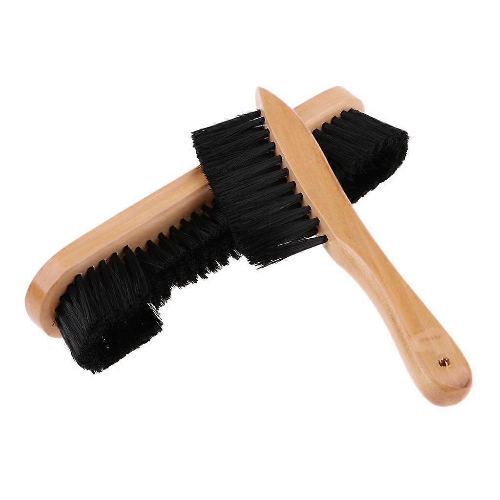 2pcs Pool Snooker Table Brushes Cleaner Tool for Rail Felt Bed Tables Cushion