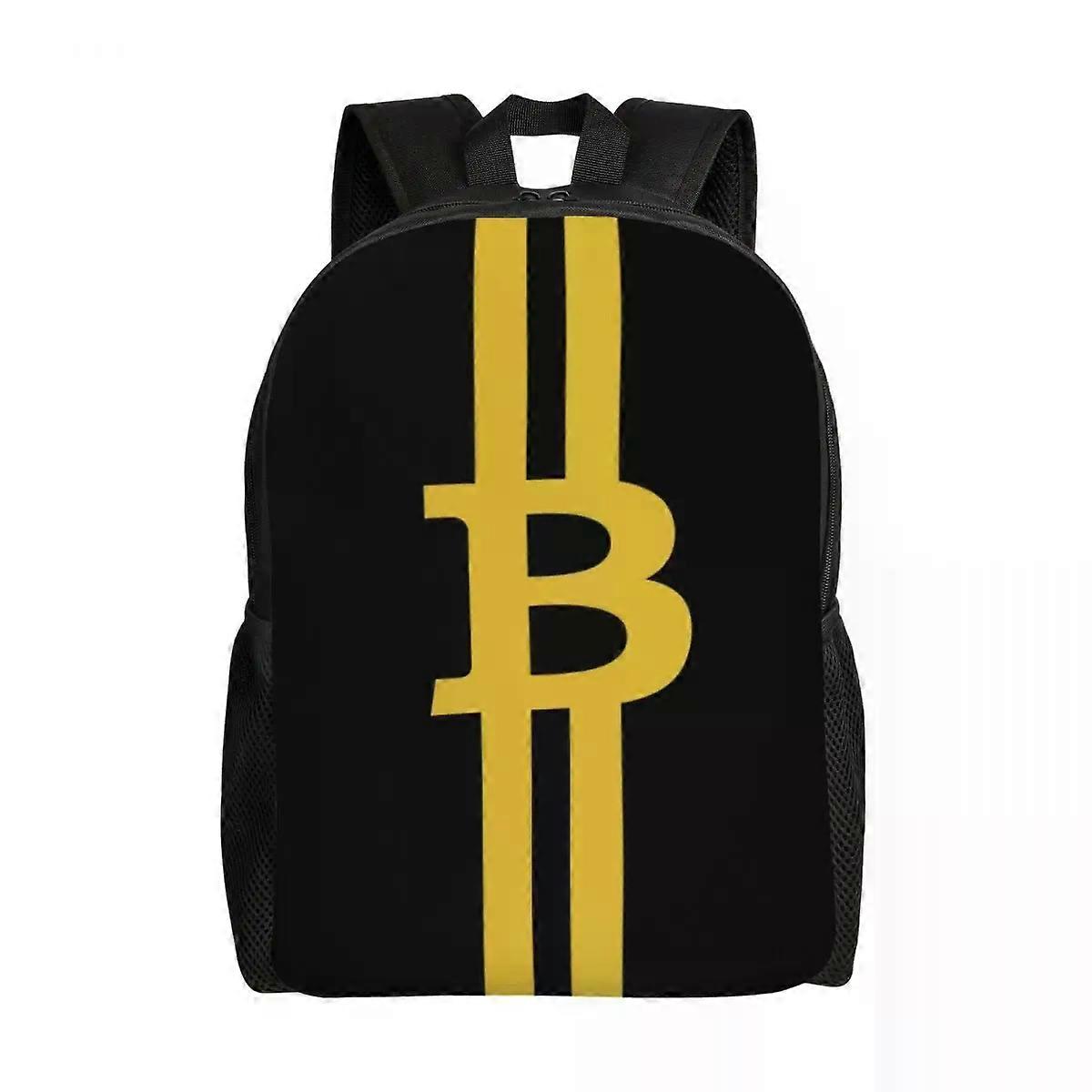 bitcoin unisex laptop backpack Crypto 18.7L, Compact & Lightweight Firmebags making it easy to store various items such as laptops BYOBLU Bitcoin Money Evolution Travel