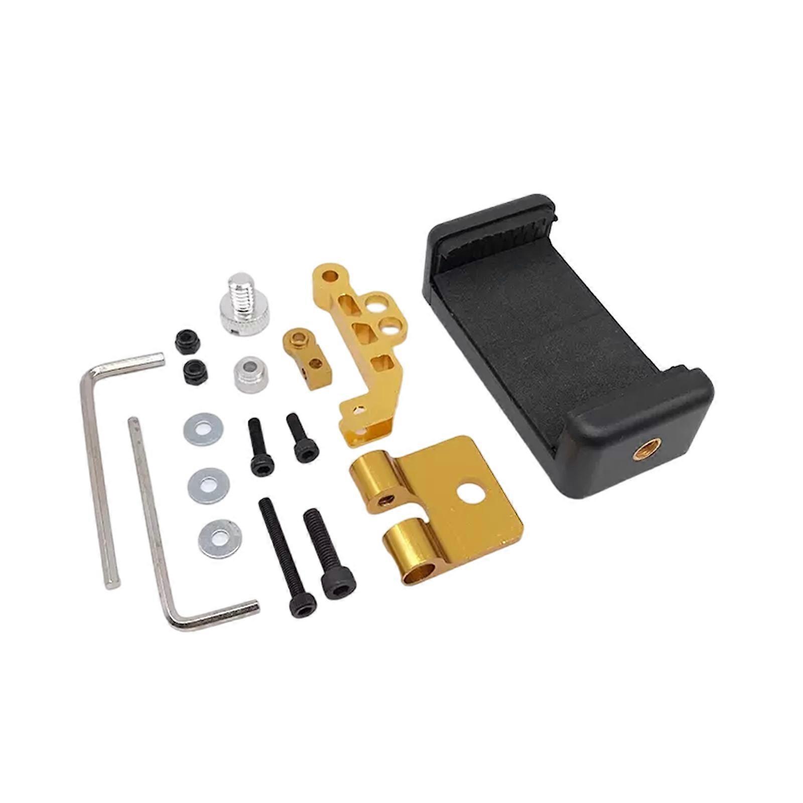 FPV Display Screen Mount Phone Stand for Various Remote Control FPV Screen Quadcopter Controller Mobile Holder  Gold