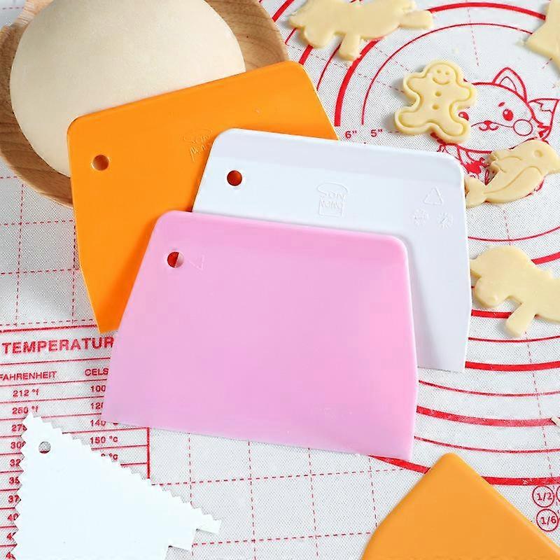 Kitchen Dough Scraper Pastry Cutter Bench Board Knife Baking Cake Tools