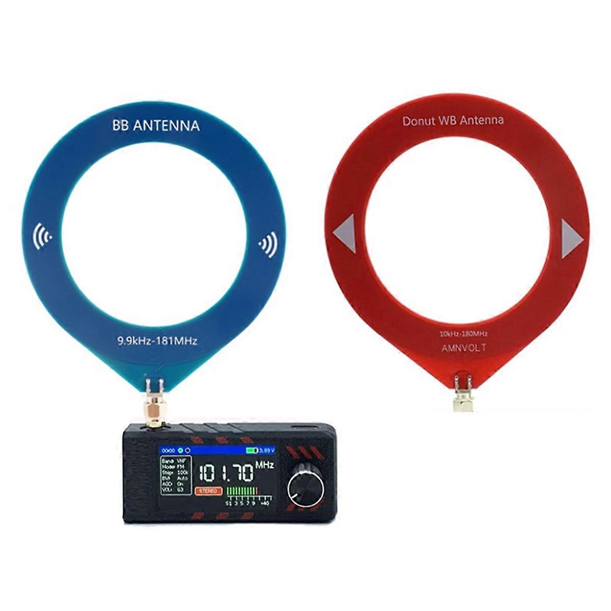 SI4732 Portable Radio Receiver 10Khz-180Mhz LSB USB AM FM All Band Mini Pocket Radio with Antenna H