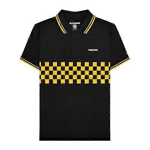 Lambretta Mens SS25 Two Tone Tipped Polo Shirt
