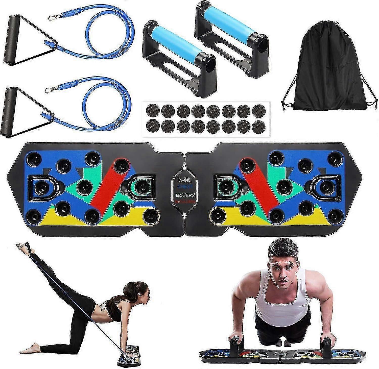 Push-up Board, 20 In 1 Push-up Board, Home Gym, Training Muscles Fitness Equipment, Push-up Standing Muscle Exercise Push-up Training Portable Men And