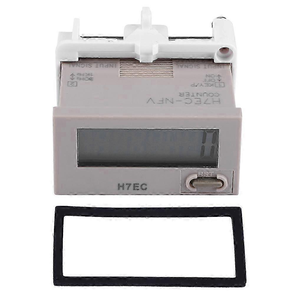 H7EC NFV AC 110-220V Digital Electrical Counter Totalizer with 8-Digit LCD Display