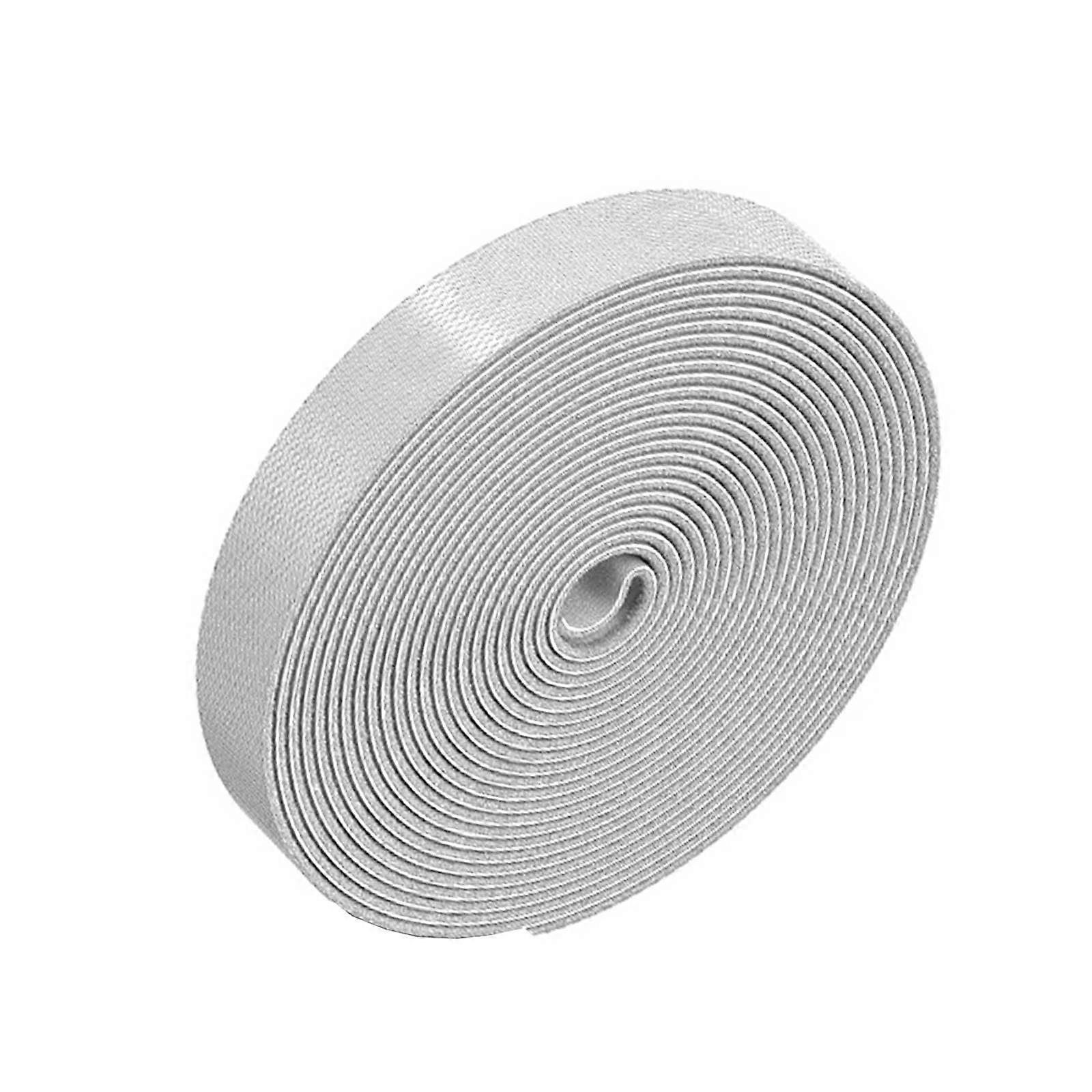 gjenbrukbare buntebånd stropper flerbruks kabelarrangør kabelhåndteringsstropper for hjemme DIY kontor wire management hvit 30mm