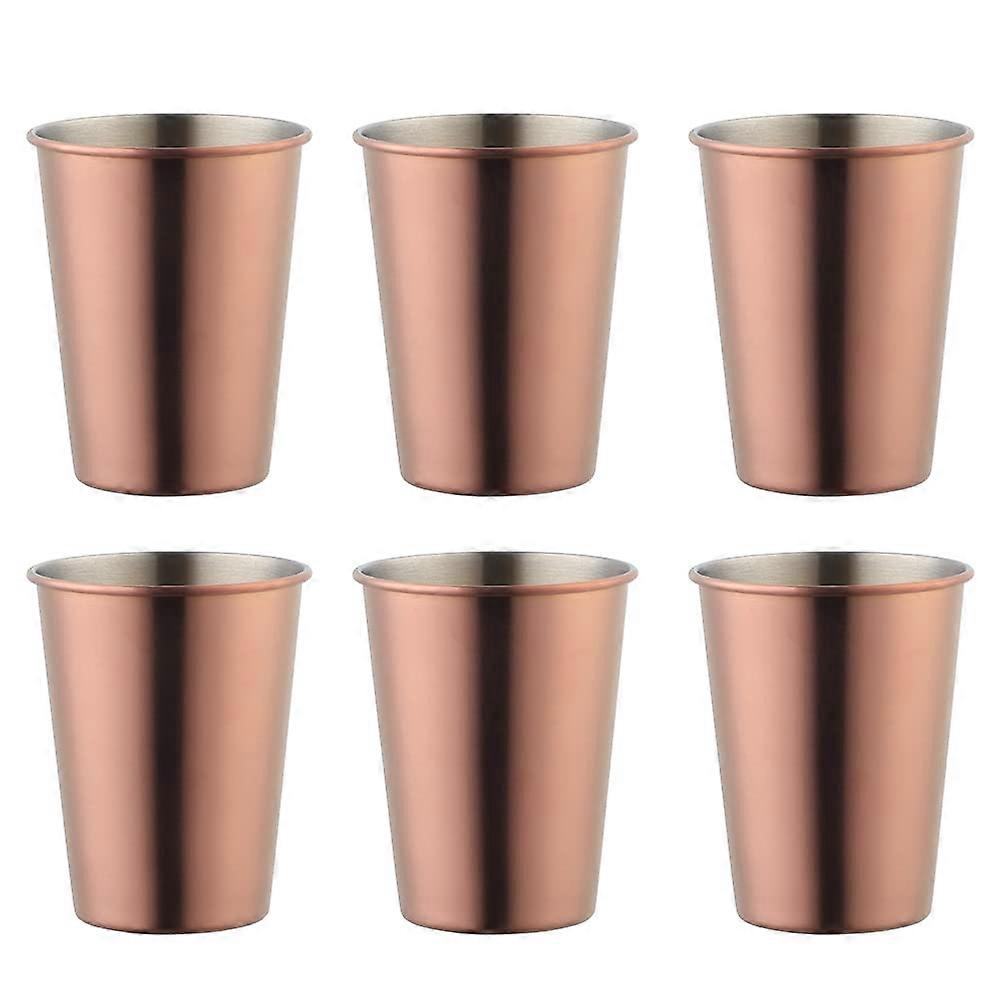 Stainless Steel Reusable Drinking Cup Set - Eco-friendly Stackable Metal Tumblers, Unbreakable, Durable, 12 oz