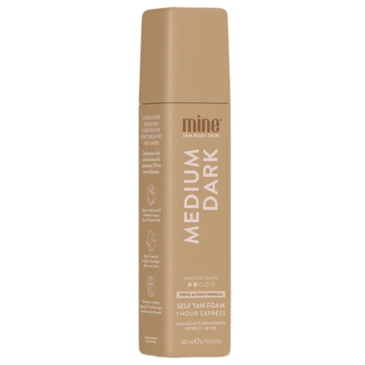 MINETAN MEDIUM DARK Self-tasting foam bronzing 200ml