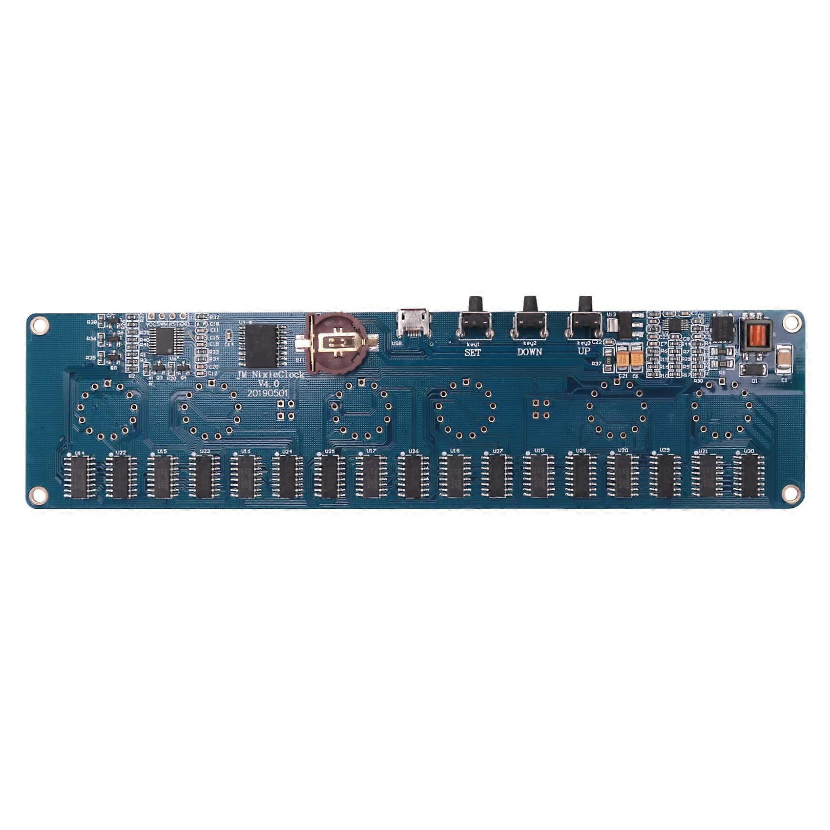 DIY In14 In4 Nixie Tube Clock Digital LED Clock Circuit Board Kit PCBA