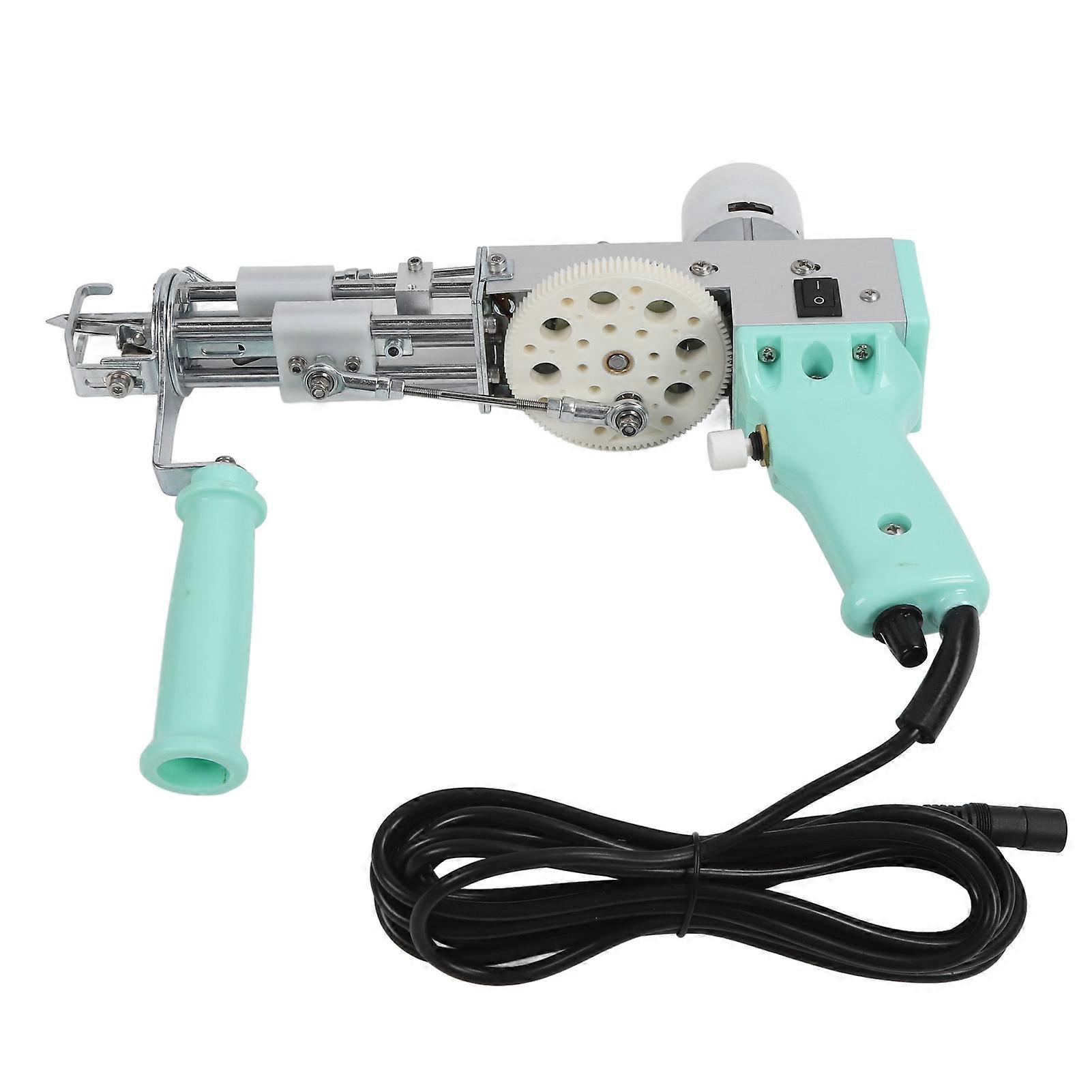 Carpet Tufting Tool Professional 2 in 1 Efficient Safe Carpet Tufting Kit for Beginners for Carpet Making DIY Crafts 100‑240V EU Plug Z