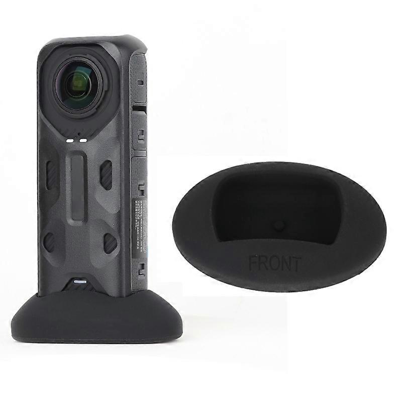 Til Insta360 X4 silikone base skrivebordsstativ (sort)