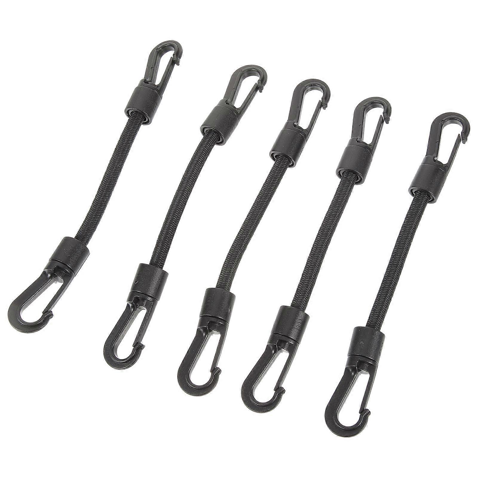 5Pcs Elastic Hook Straps Multi-function Tie Down Straps Outdoor Camping Buckle Straps