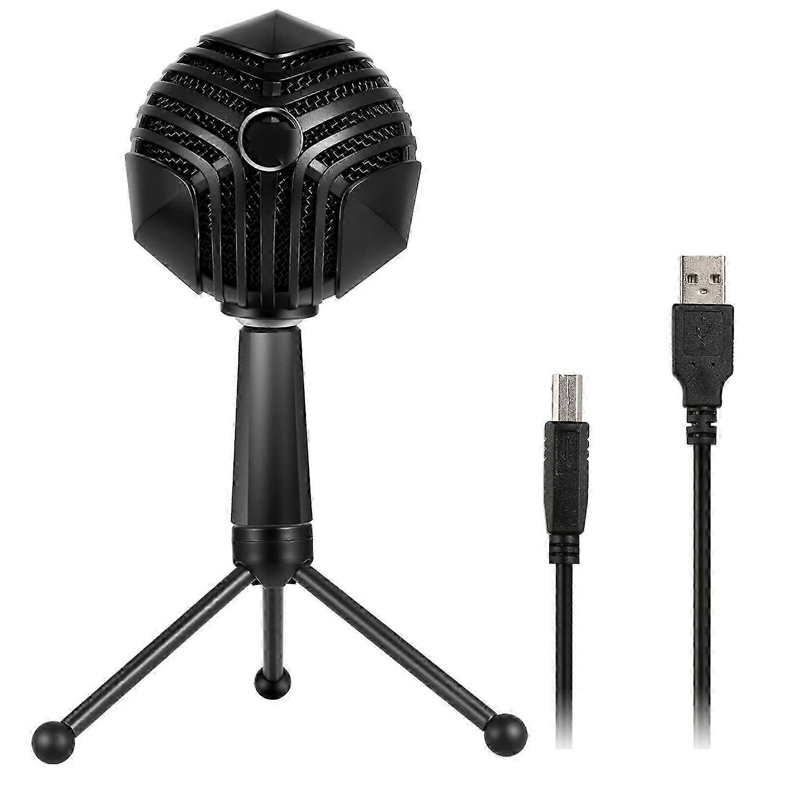 USB Computer Microphone PC Mic Microphone for Computer with Mute Pattern Function Microphone