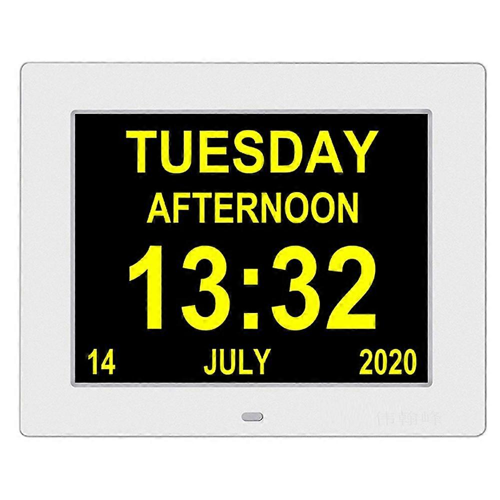 Cornice digitale intelligente da 8 pollici Orologio digitale a 4 colori ISP full-view LCD orologio anziano