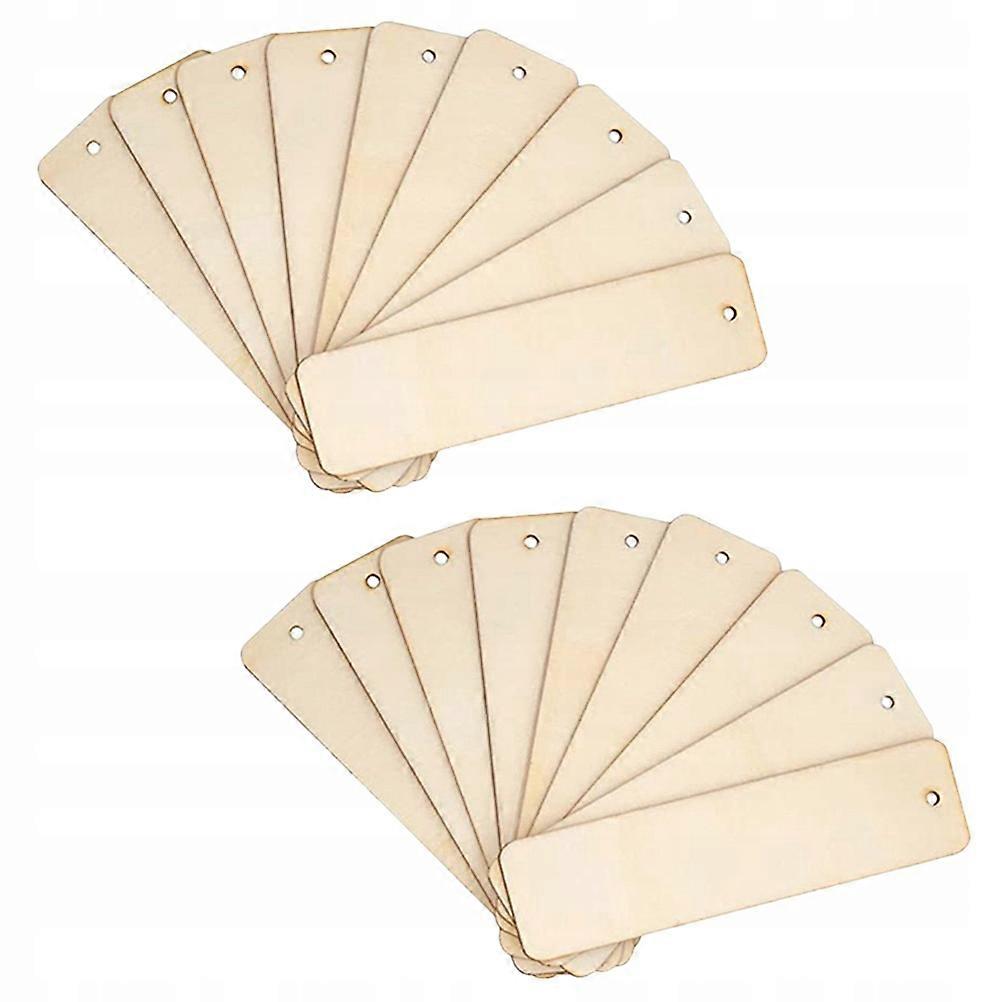 Bookmark Wooden Tags Decor In