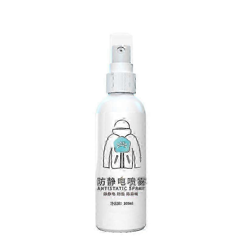 100ML αντιστατικά σπρέι ψεκασμού στατικά σπρέι αφαίρεσης συμβατά με ρούχα που διαρκούν αντιρυτιδικές αντικολλητικές οικιακές χημικές ουσίες
