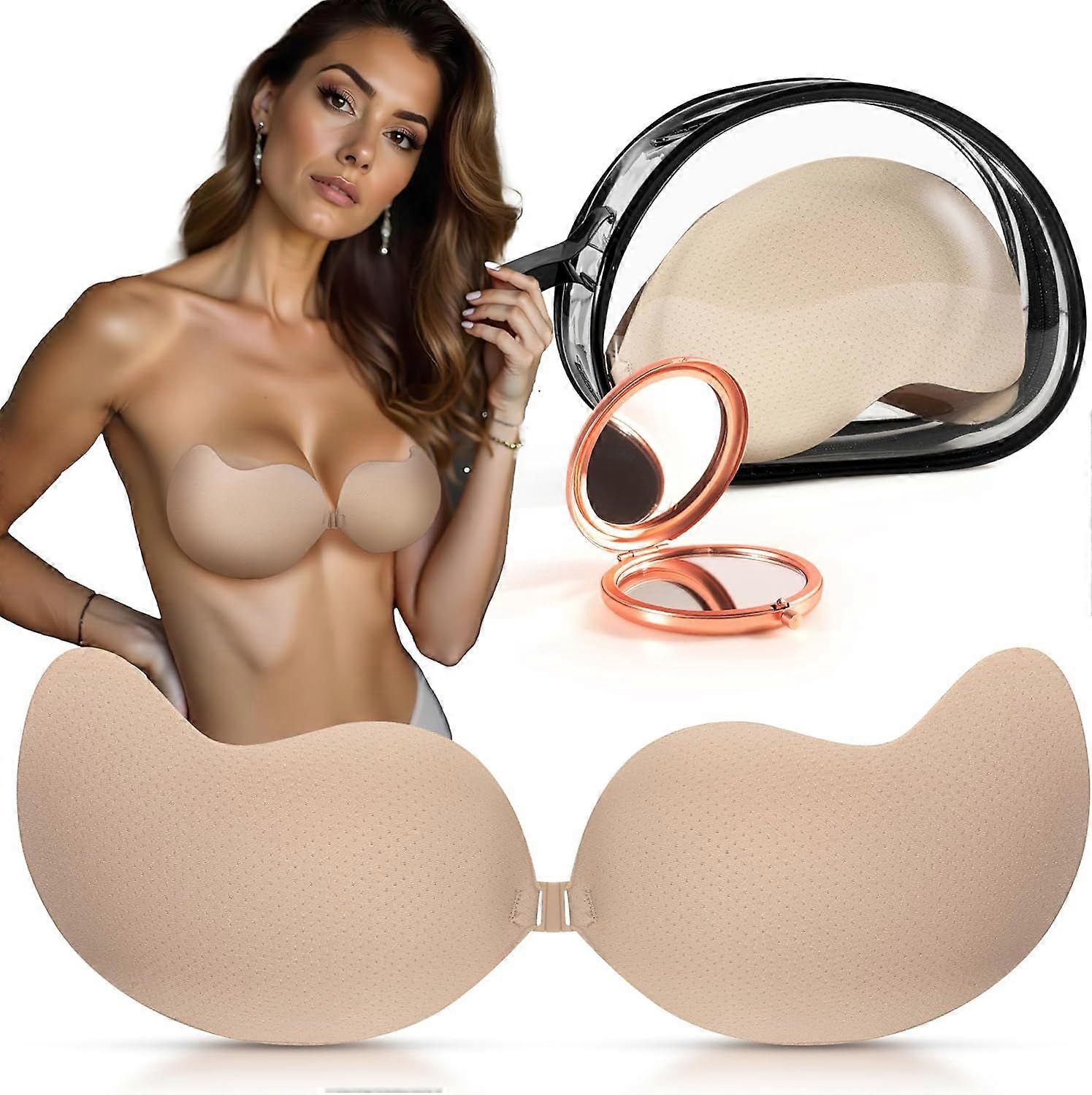 2025 Latest Model  Strapless Sticky Bra Push-Up: Invisible, Backless Adhesive
