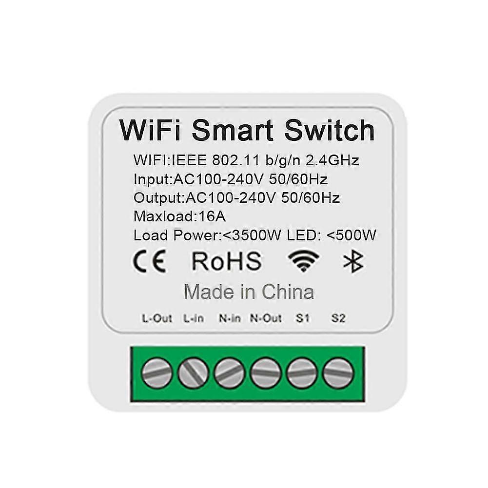 EWeLink 16A WiFi Smart Switch Timer Switch Mini Wireless Switch Home Automation Module Support