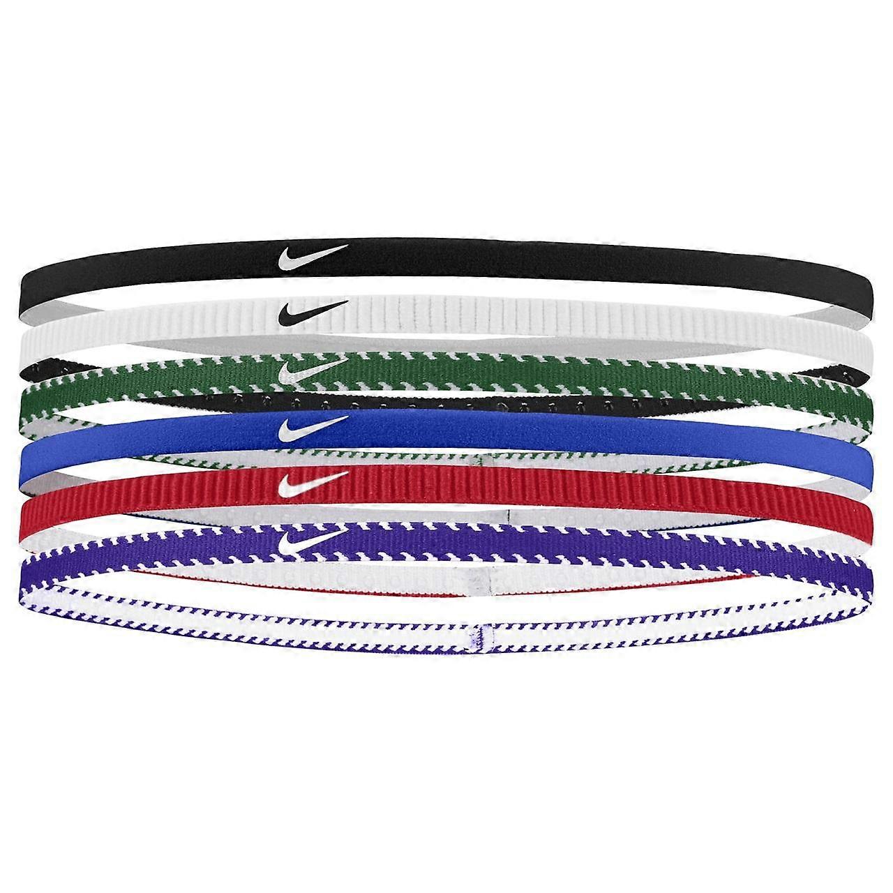 Faixa de Cabelo Slim Flexível Clássica Nike (Pacote de 6)