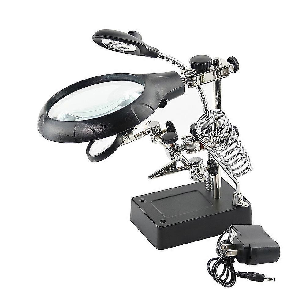 16129-C Multifunctional Desktop Magnifying Glass US Plug